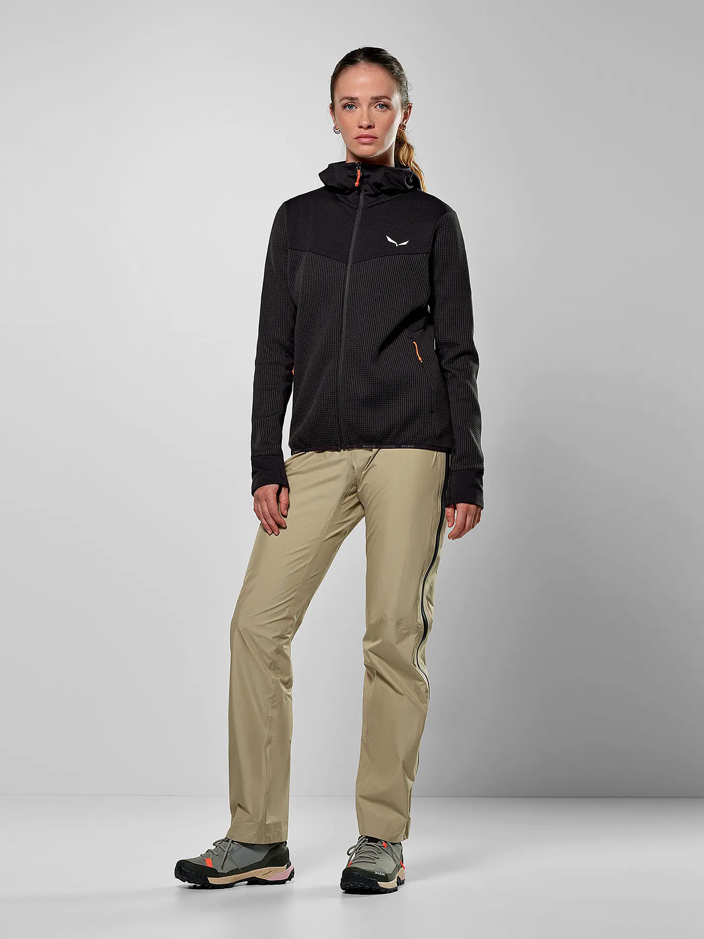 SALEWA | Damen Fleecejacke Puez  Waffle Hoodie | 